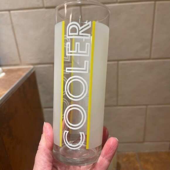 Vintage Libbey Cooler Frosted Barware Glasses Set of 2 - Picture 3 of 5